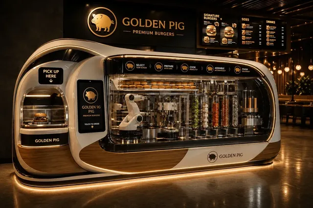 10-Automated Burger Preparation System